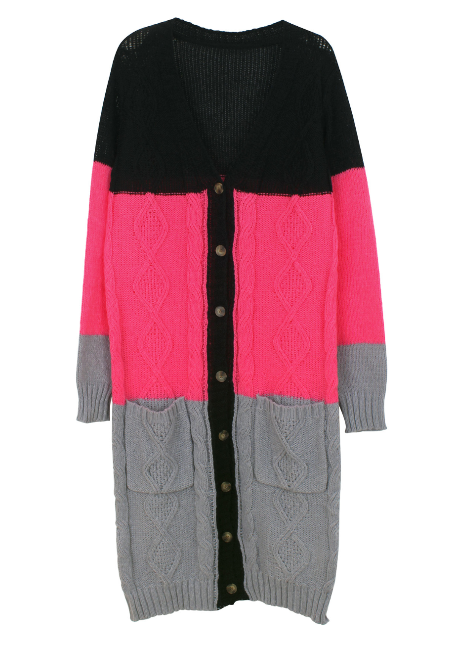 Womens Long Knitted Cardigan Sweater Coat For Winter Autumn